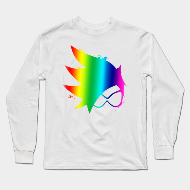 Tracer Pride Long Sleeve T-Shirt by NinjaKlee